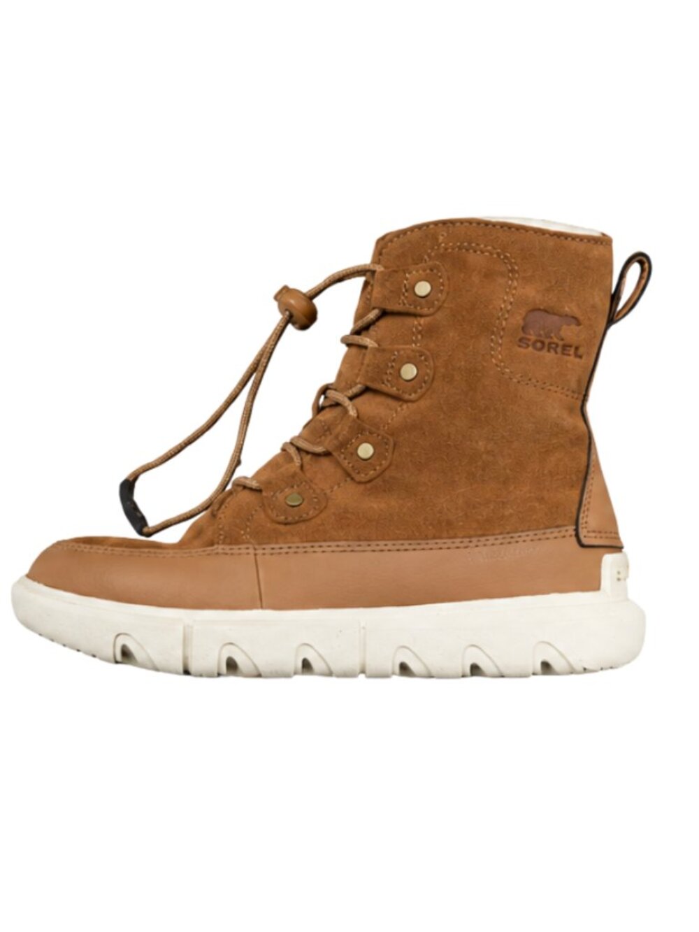 Sorel Explorer Youth Lace Boots Sz 1 Brown Waterproof Winter Outdoor NY4897-242 - Picture 2 of 10